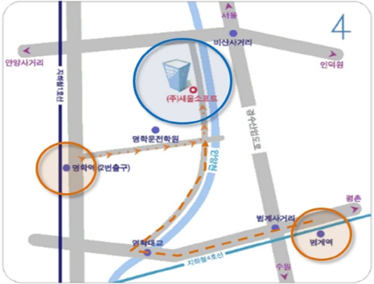 새움소프트 찾아오시는길
